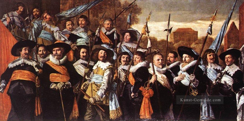 Offiziere und Sergeanten Des St Hadrian Schützengilde Porträt Niederlande Goldene Zeitalter Frans Hals Ölgemälde
